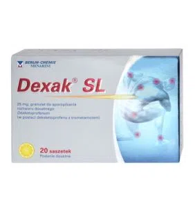 Dexak SL, 25 mg, granulat do sporządzenia roztworu doustnego w saszetkach, 20 szt.