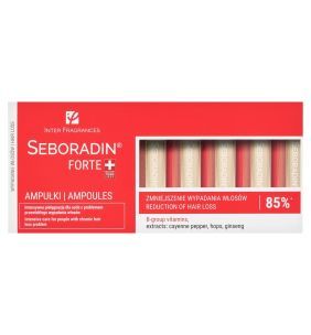 Seboradin Forte, ampułki przeciw wypadaniu włosów, 14 x 5,5 ml