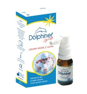 Dolphiner, spray, do uszu, po plywaniu, 15 ml