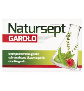 Natur-sept gardło, pastylki do ssania, 18 szt.