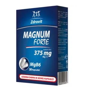 Zdrovit Magnum Forte 375 mg, kapsułki, 30 szt.
