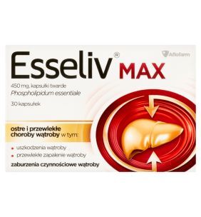 Esseliv Max, 450 mg, kapsułki twarde, 30 szt.