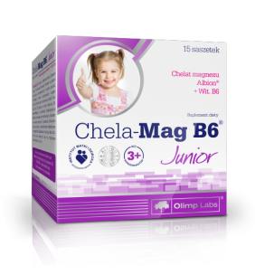Olimp Chela-Mag B6 Junior, proszek w saszetkach, 15 szt.