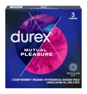 Durex Mutual Pleasure, prezerwatywy, 3 szt.