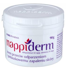 Nappiderm, krem, przeciw odparzeniom, 90 g
