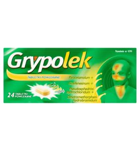 Grypolek, tabletki powlekane, 24 szt.