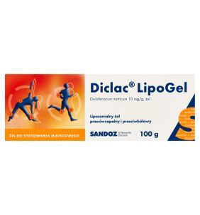 Diclac Lipogel, 10 mg/g, zel, 100 g