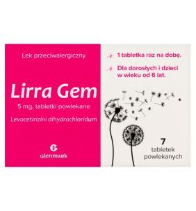 Lirra Gem, 5 mg, tabletki powlekane, 7 szt.