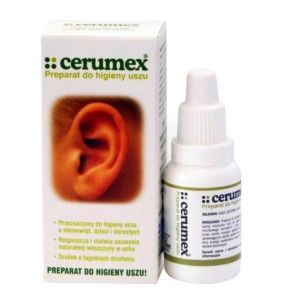 Cerumex, preparat, do higieny uszu, 15 ml