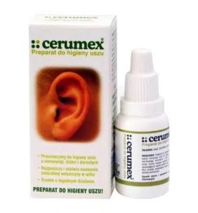 Cerumex, preparat, do higieny uszu, 15 ml