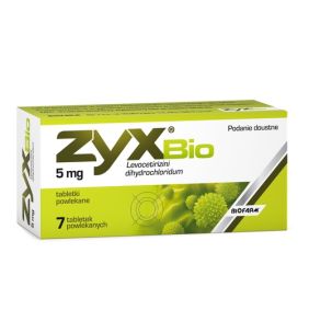 Zyx Bio, 5 mg, tabletki powlekane, 7 szt.