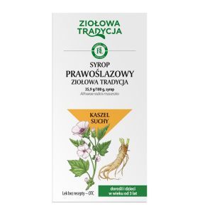 Ziołowa Tradycja Syrop prawoślazowy, 35,9g/100g, syrop, 125 g