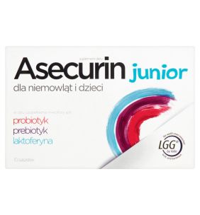 Asecurin Junior, proszek w saszetkach, 2,6 g, 10 szt.