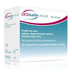 Ocusalin 5% UD, krople do oczu, 0,5 ml x 20 minimsów