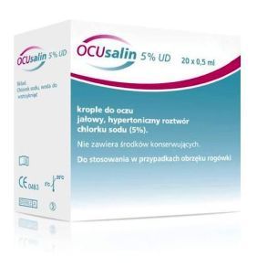 Ocusalin 5% UD, krople do oczu, 0,5 ml x 20 minimsów