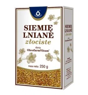 Oleofarm, LenVitol, siemię lniane, złociste, 250 g