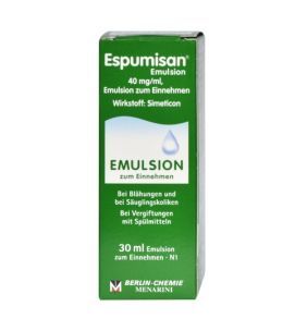 Espumisan, 40 mg/ml, krople doustne, emulsja, 30 ml (import równoległy, Delfarma)