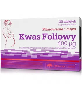 Olimp Kwas foliowy, 400 µg, tabletki, 30 szt