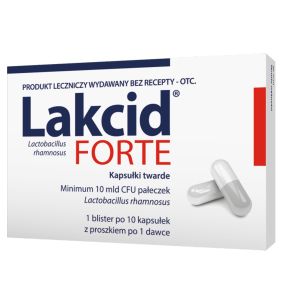 Lakcid forte, kapsułki twarde, 10 szt.