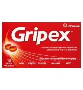 Gripex, tabletki powlekane, 10 szt.