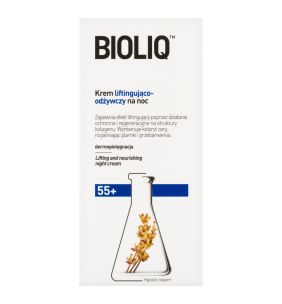 Bioliq 55+, krem liftingująco-odżywczy na noc, 50 ml