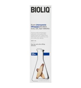 Bioliq 55+, krem intensywnie liftingujący do skóry oczu, ust, szyi i dekoltu, 30ml