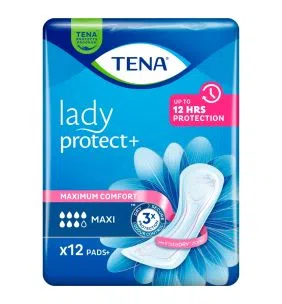 TENA Lady Protect+ Maxi, specjalistyczne podpaski, 12 szt.