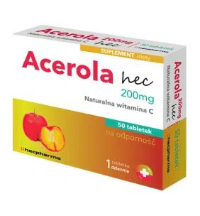 Acerola 200 mg hec, tabl., 50 szt