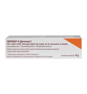 Dentinox N, zel na dziasla,(i.row),Delf,Bulgaria, 10 g