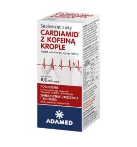 Cardiamid z kofeiną, krople doustne, 100 ml