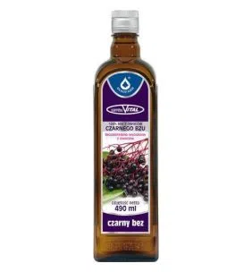 SambuVital, 100%,sok, z owocow czarnego bzu, 490 ml