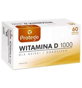 Protego Witamina D 1000, kapsułki elastyczne, 60 szt.