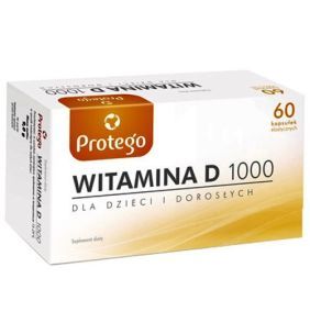 Protego Witamina D 1000, kapsułki elastyczne, 60 szt.