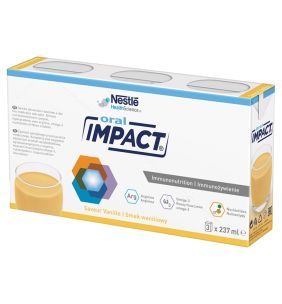 Impact Oral, smak waniliowy, płyn, 3 x 237 ml