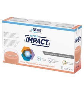 Impact Oral, płyn, smak owoców tropikalnych, 237 ml, 3 szt