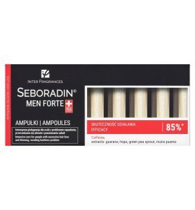 Seboradin Men Ampułki Forte, przeciw wypadaniu włosów, 14 ampułek x 5,5 ml