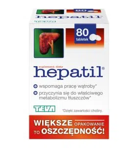 Hepatil, tabletki, 80 szt.