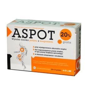 Aspot, tabletki powlekane, 60 szt. (50 szt. + 10 szt.)