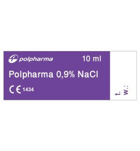 Polpharma 0,9% NaCL,roztwor chlorku sodu,10ml, 100 pojemn.