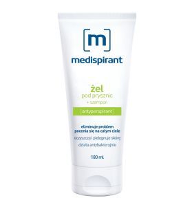 Medispirant, żel pod prysznic + szampon, 180 ml