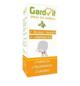 GardVit Olive, spray, do gardla, dla dzieci,doroslych, 15 ml