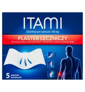 Itami, 140 mg, plastry lecznicze, 5 szt.