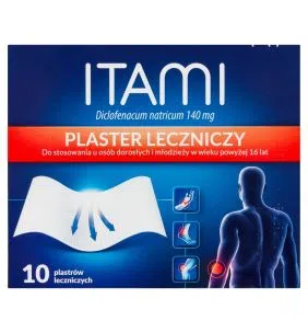 Itami, 140 mg, plastry lecznicze, 10 szt.