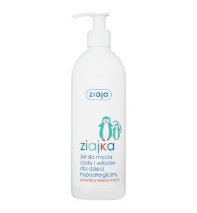Ziajka, żel do ciała i włosów dla dzieci, butelka z dozownikiem, 400 ml