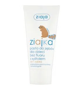 Ziajka, pasta do zębów bez fluoru, z xylitolem, 50 ml,, tuba