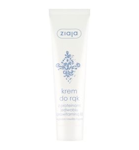Ziaja, krem do rąk z proteinami jedwabiu i prowitaminą B5, 100 ml