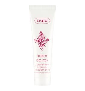 Ziaja, krem do rąk z proteinami kaszmiru i masłem Shea, 100 ml