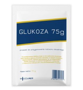 Glukoza, proszek do sporządzania roztworu doustnego, smak cytrynowy, 75 g, 1 saszetka