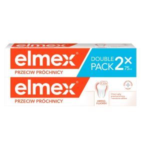 Zestaw Promocyjny Elmex, Przeciw Próchnicy, pasta do zębów, 75 ml x 2 opakowania