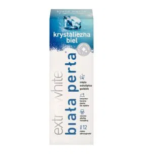 Biała Perła Plus Krystaliczna Biel, wybielająca pasta do zębów, 75 ml